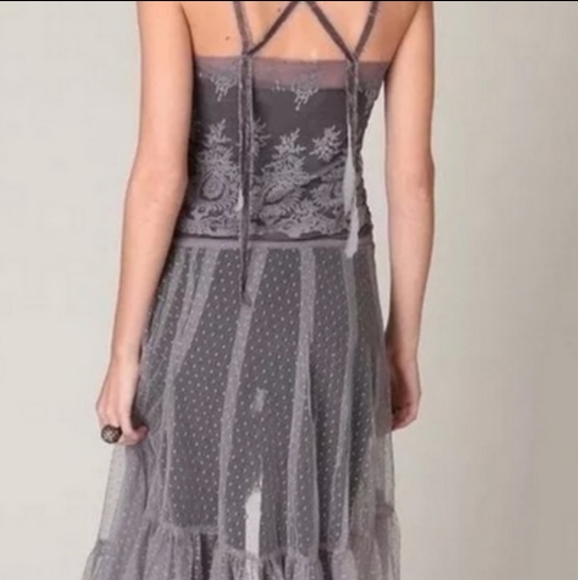 ISO!!! Free People Millicent Slip Grey/Dusty Lavender - Picture 2 of 6